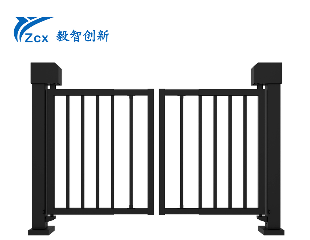 電動對開柵欄擺閘